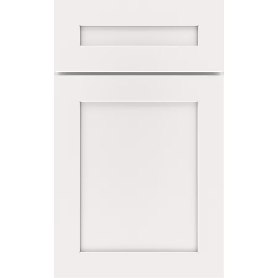 Diamond  Jamestown 8.5-in W x 14-in H White Painted Foam Kitchen Cabinet Sample (Printed Sample) | Lowe's