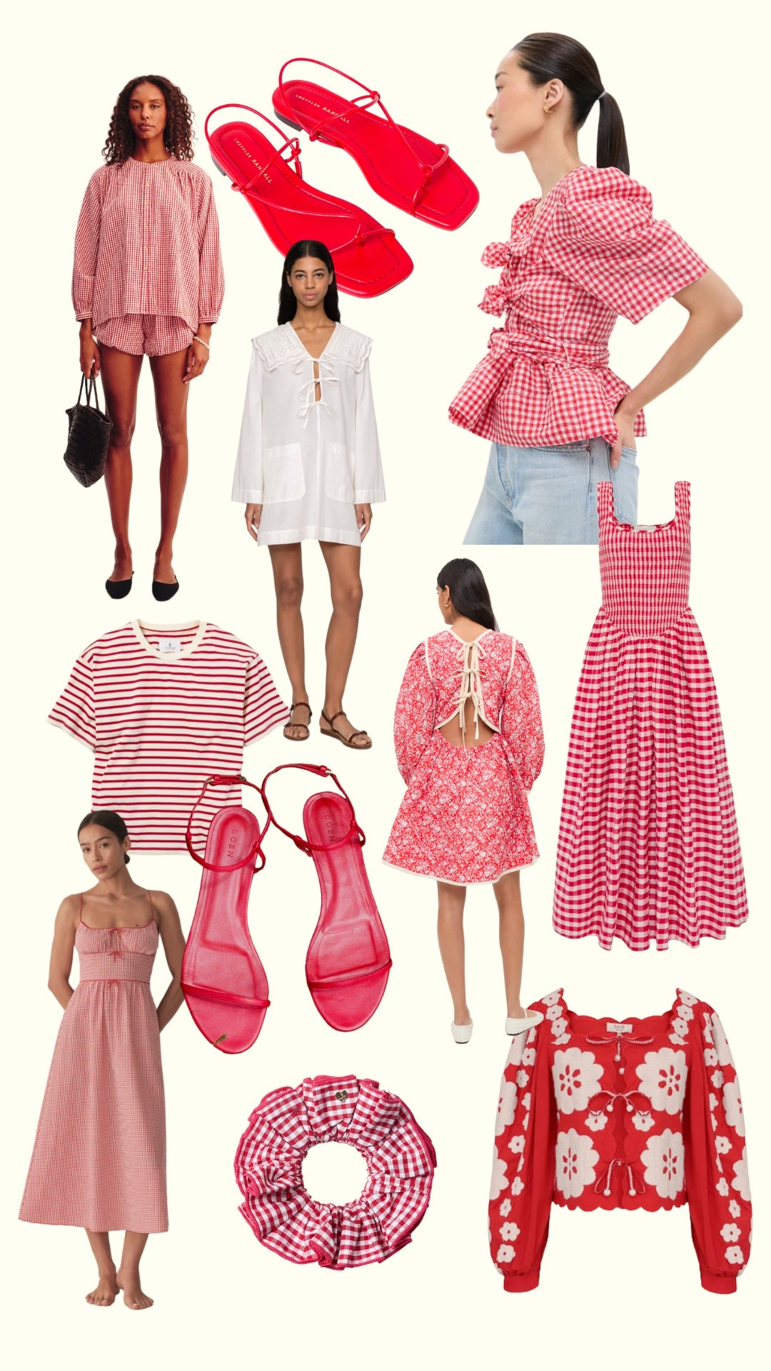 The red and white edit perfect for Summer. Couldn’t be sweeter, but there’s an edge that’s just cool enough. 

Red and white
Red outfit
Gingham 
Summer outfit
Summer style
Holiday

#LTKStyleTip #LTKSummerEdit #LTKSeasonal