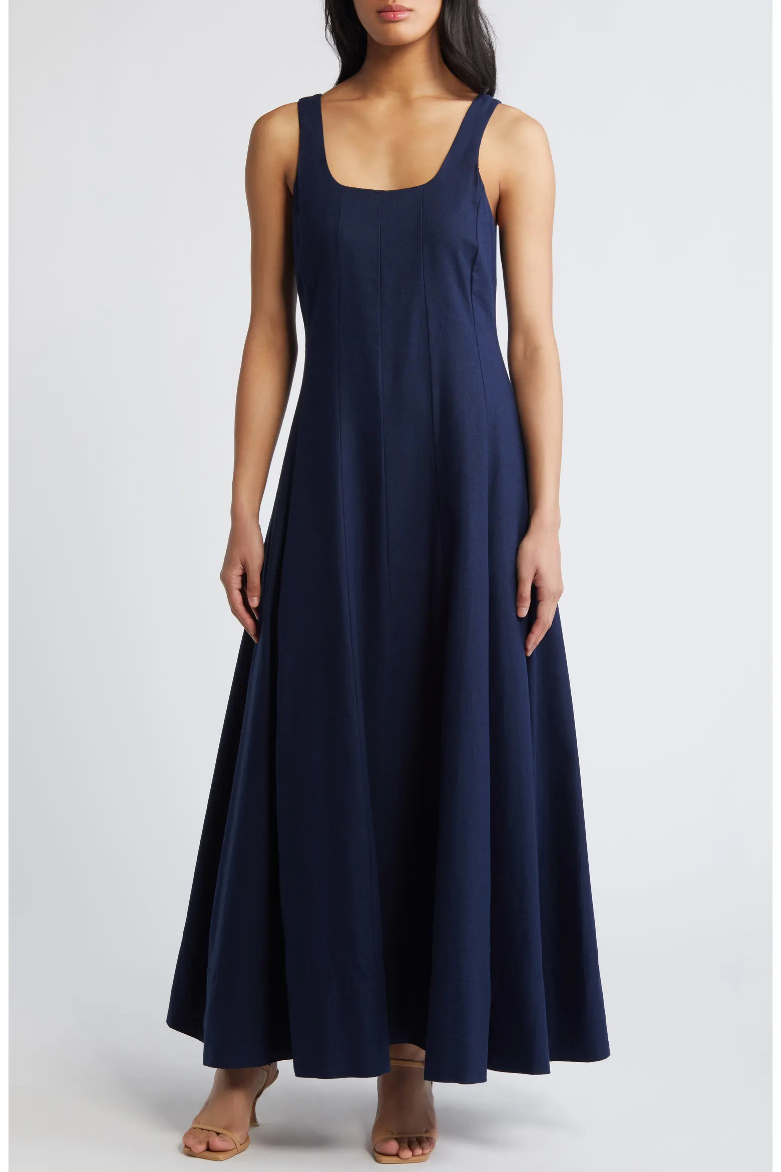 Linen Blend Maxi Dress (Women) | Nordstromrack | Nordstrom Rack