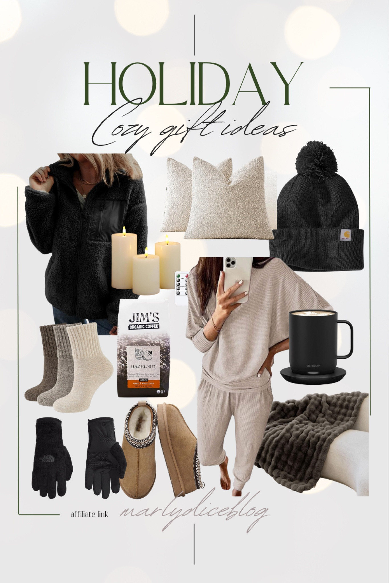 Cozy gift ideas for women, women’s cozy loungewear, organic hazelnut coffee, cozy pillows and faux fur throw blanket 

#LTKFindsUnder100 #LTKGiftGuide #LTKHoliday