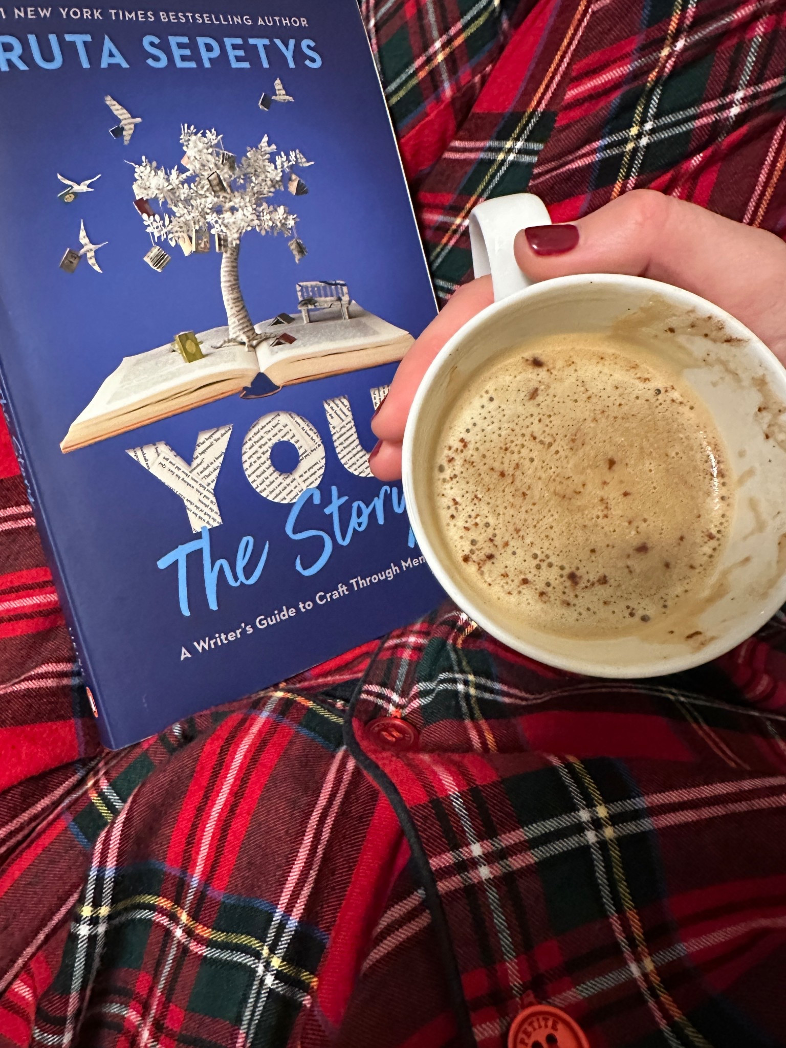 Coffee and a book in my favourite holiday pjs! 

#LTKdayinmylife #LTKmomlife #LTKHoliday