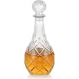 Glass Decanter with Airtight Stopper, 1000ML/33.8OZ Liquor Decanter Bottle for Wine, Whiskey, Bra... | Amazon (US)