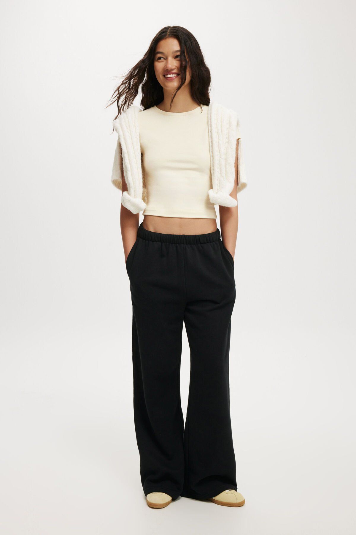 Classic Fleece Wide Leg Sweatpant | Cotton On (US)