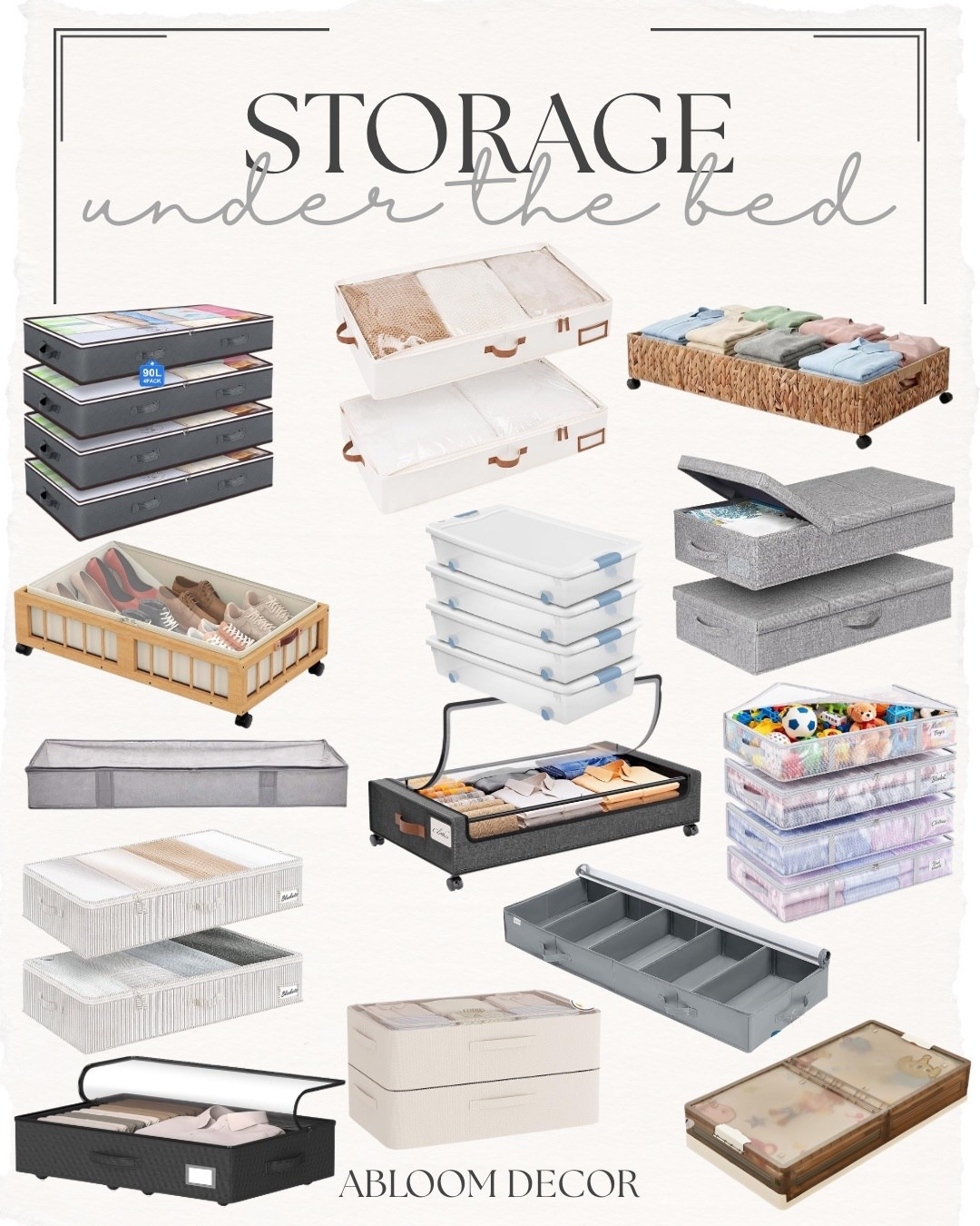 Under the bed storage is one of my favorite home organization hacks!

#LTKHome