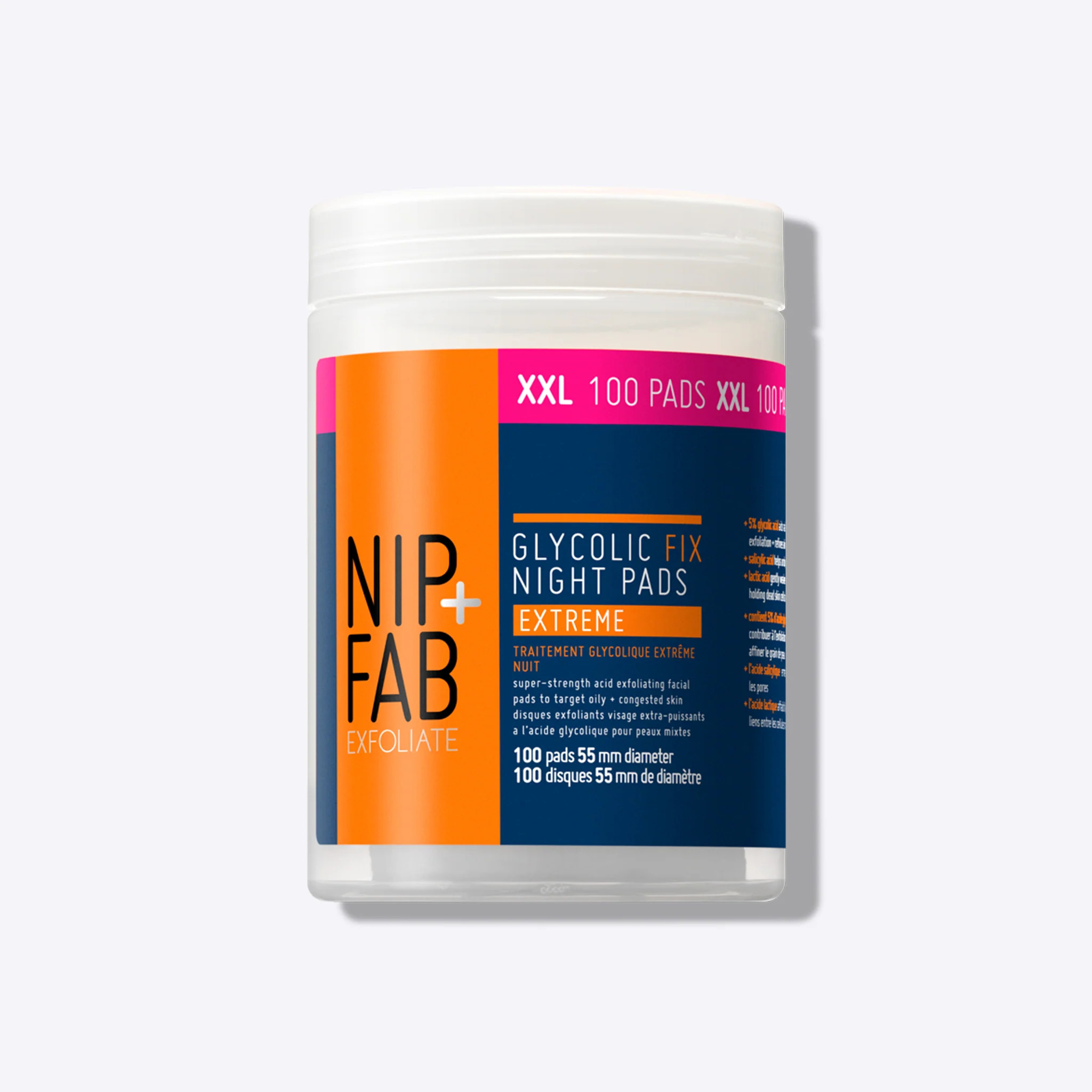 Glycolic Fix Night Pads XXL | Nip+Fab | Nip & Fab