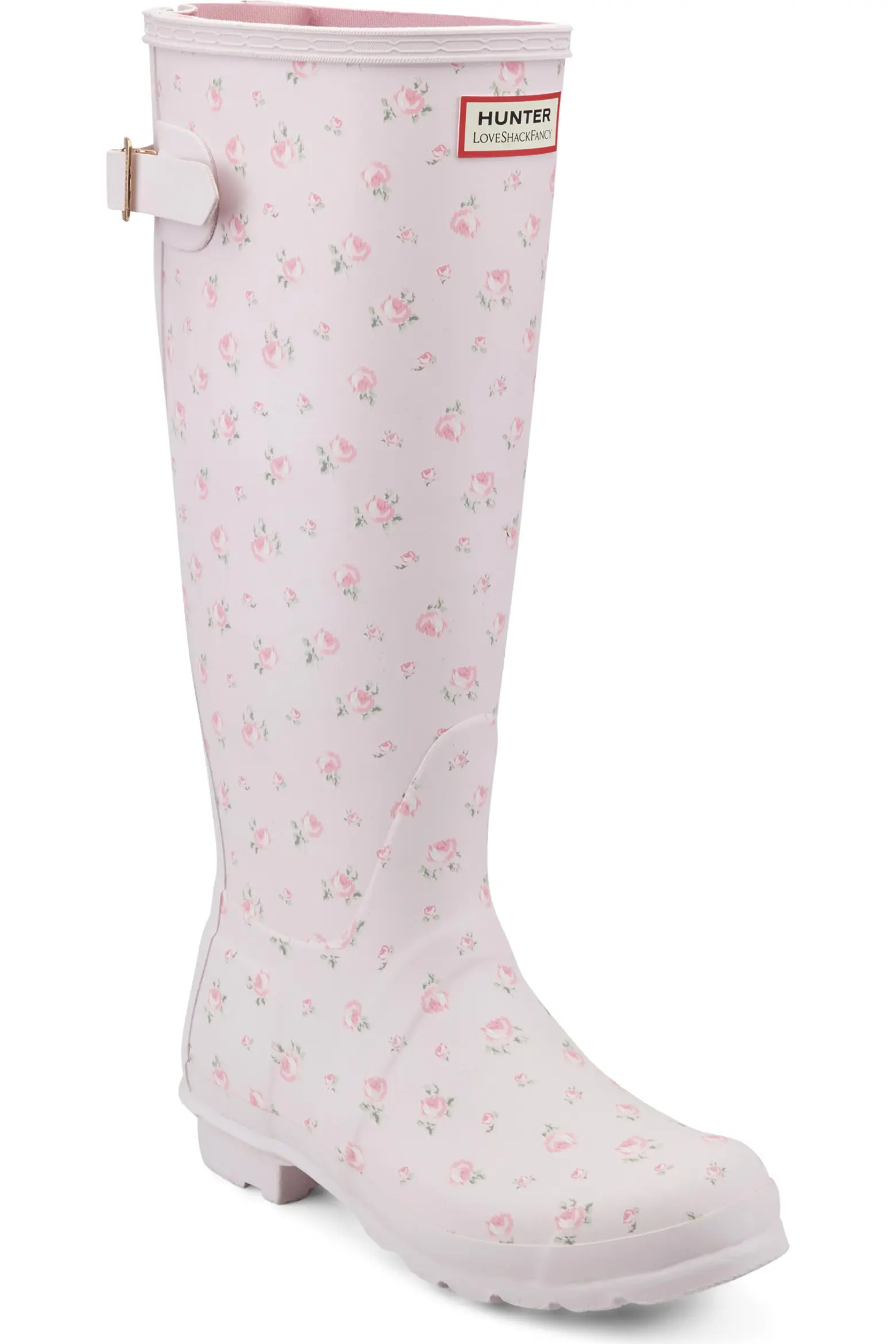 Hunter x LoveShackFancy Original Tall Waterproof Rain Boot (Women) | Nordstrom | Nordstrom