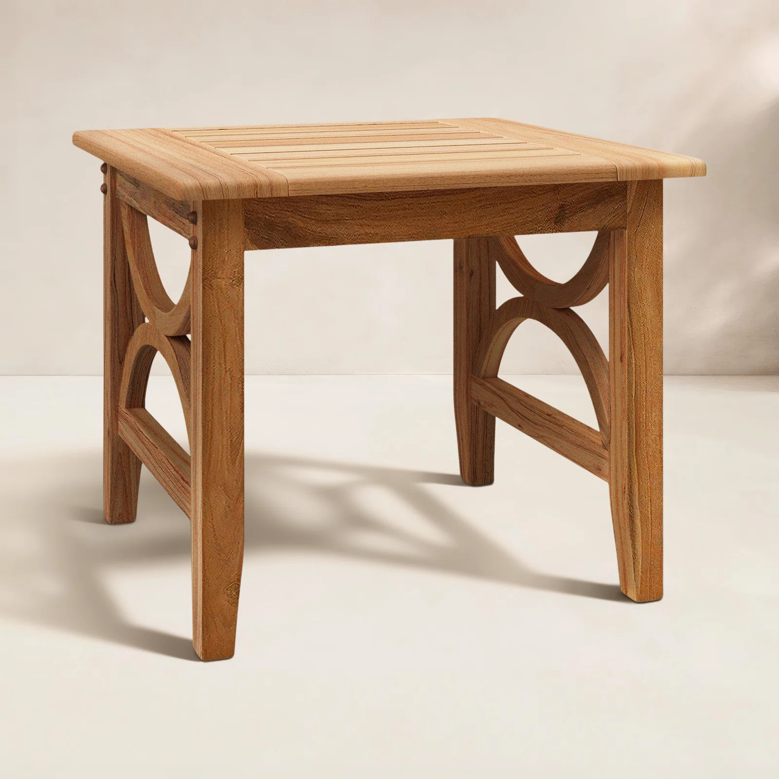 Brunswick Teak Outdoor Side Table | Birch Lane