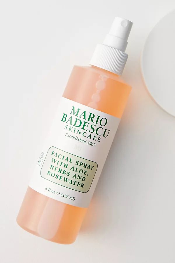 Mario Badescu Facial Spray with Aloe, Herbs and Rosewater By Mario Badescu in Pink | Anthropologie (US)