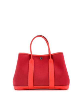 Pre-Owned HERMÈS 30 Garden Party Tote Toile and Leather  | Bloomingdale's Handbags | Bloomingdale's (US)