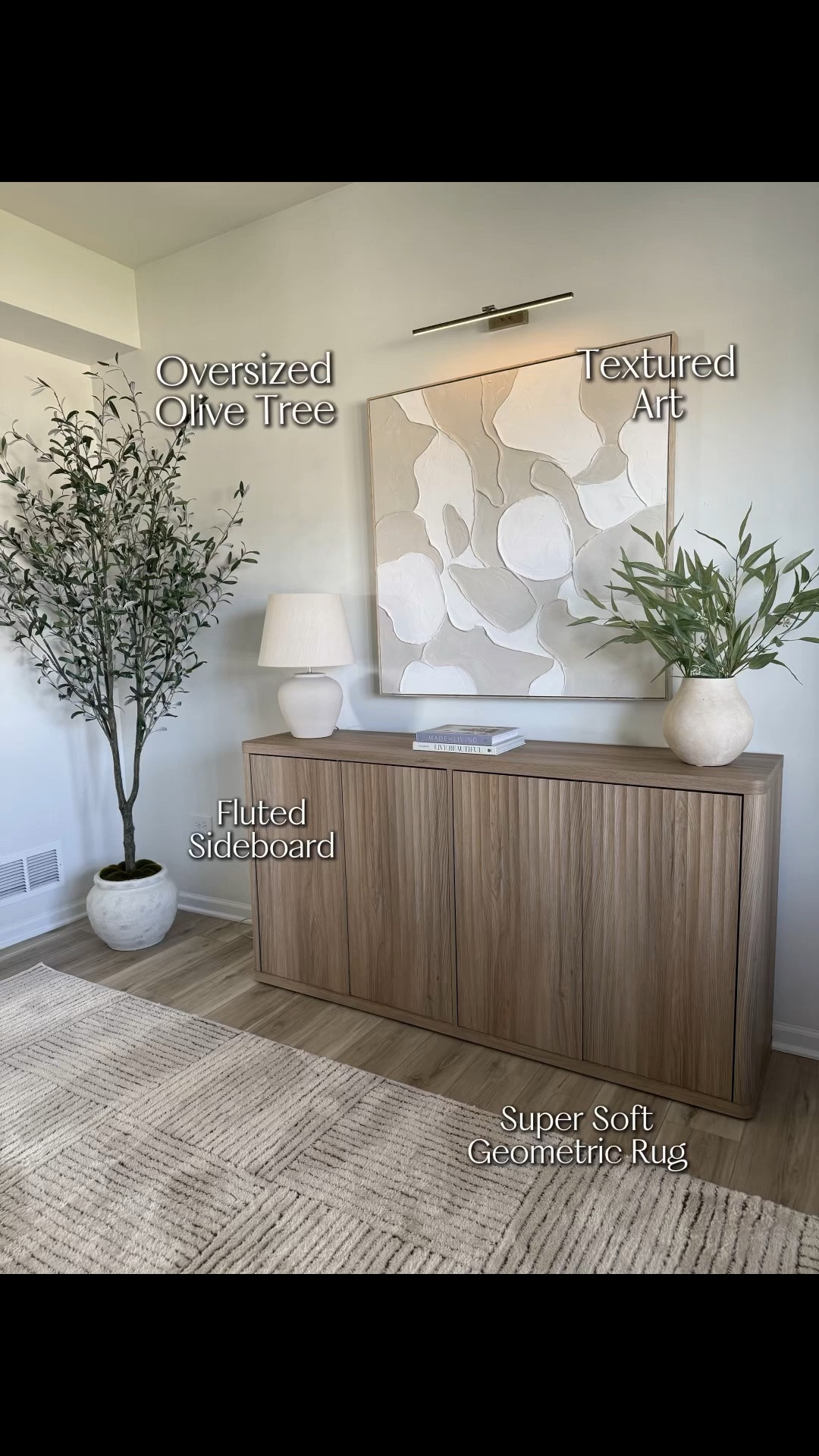 Sideboard and decor!