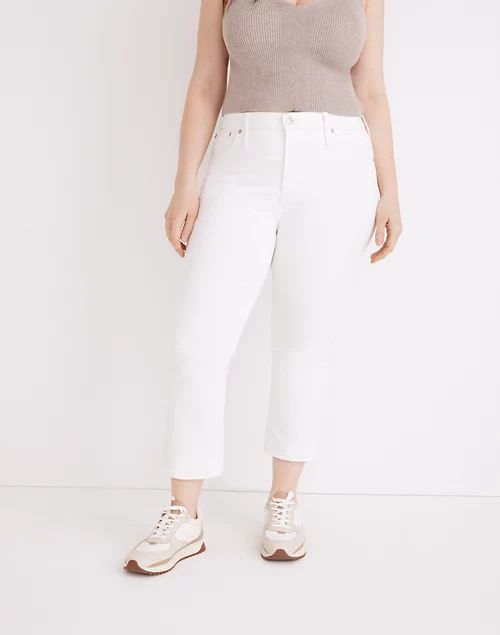 Petite Cali Demi-Boot Jeans in Pure White | Madewell