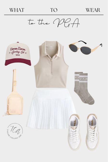 PGA golf tournament outfit idea! 

#LTKActive #LTKFindsUnder100 #LTKSeasonal
