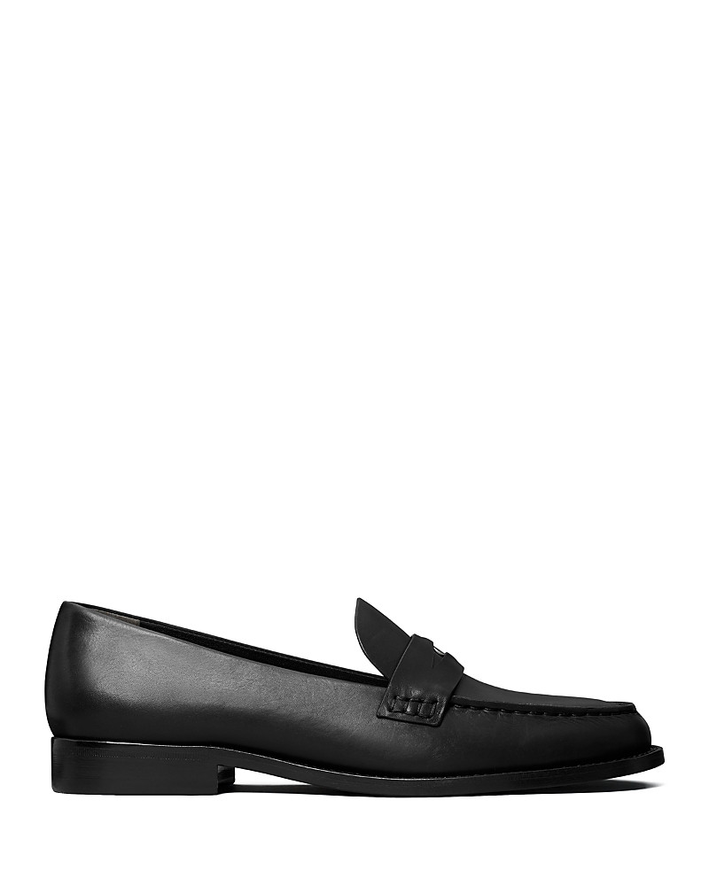 Tory Burch Women's Classic Brown Leather Penny Loafers | Bloomingdale's (US)