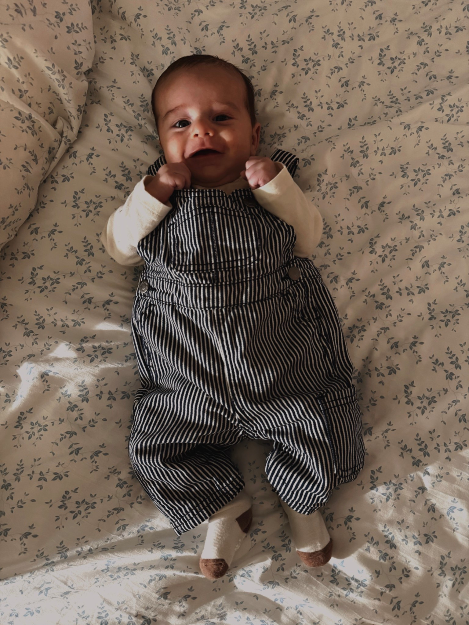 couldn’t find the exact match for these, but overalls are from old navy (0-3), socks are from Carter’s NB, onesie/bodysuit under overalls is GAP (0-3). Hopefully this post helps as inspiration 🤎🧸 I feel like it would make a great pumpkin patch outfit 🎃👻

#LTKKids #LTKBaby #LTKHalloween