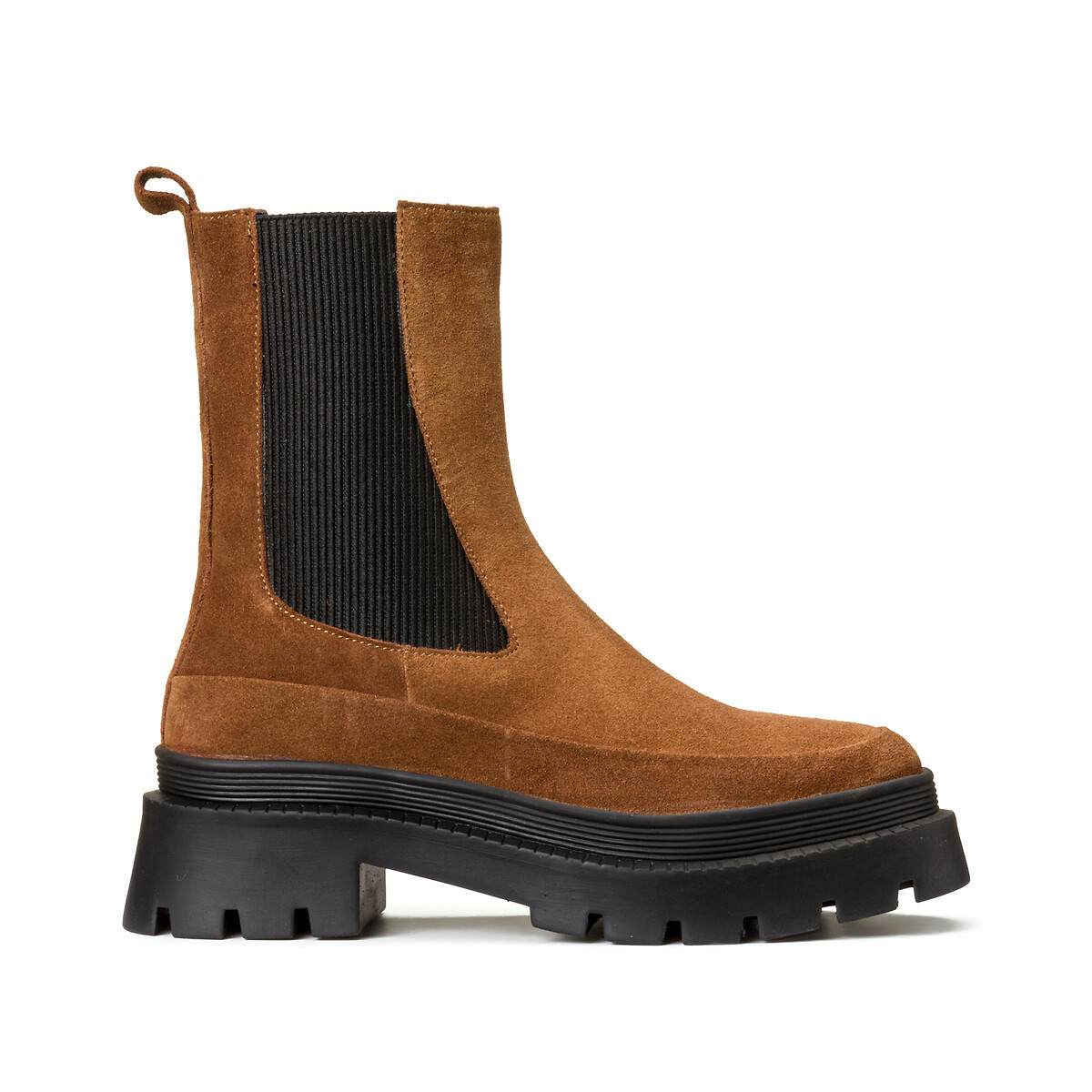 Boots en cuir, semelle crantée | La Redoute (FR)