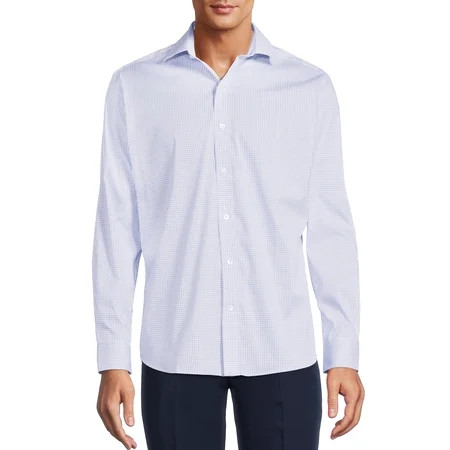 George Men s Modern Fit Dress Shirt | Walmart (US)