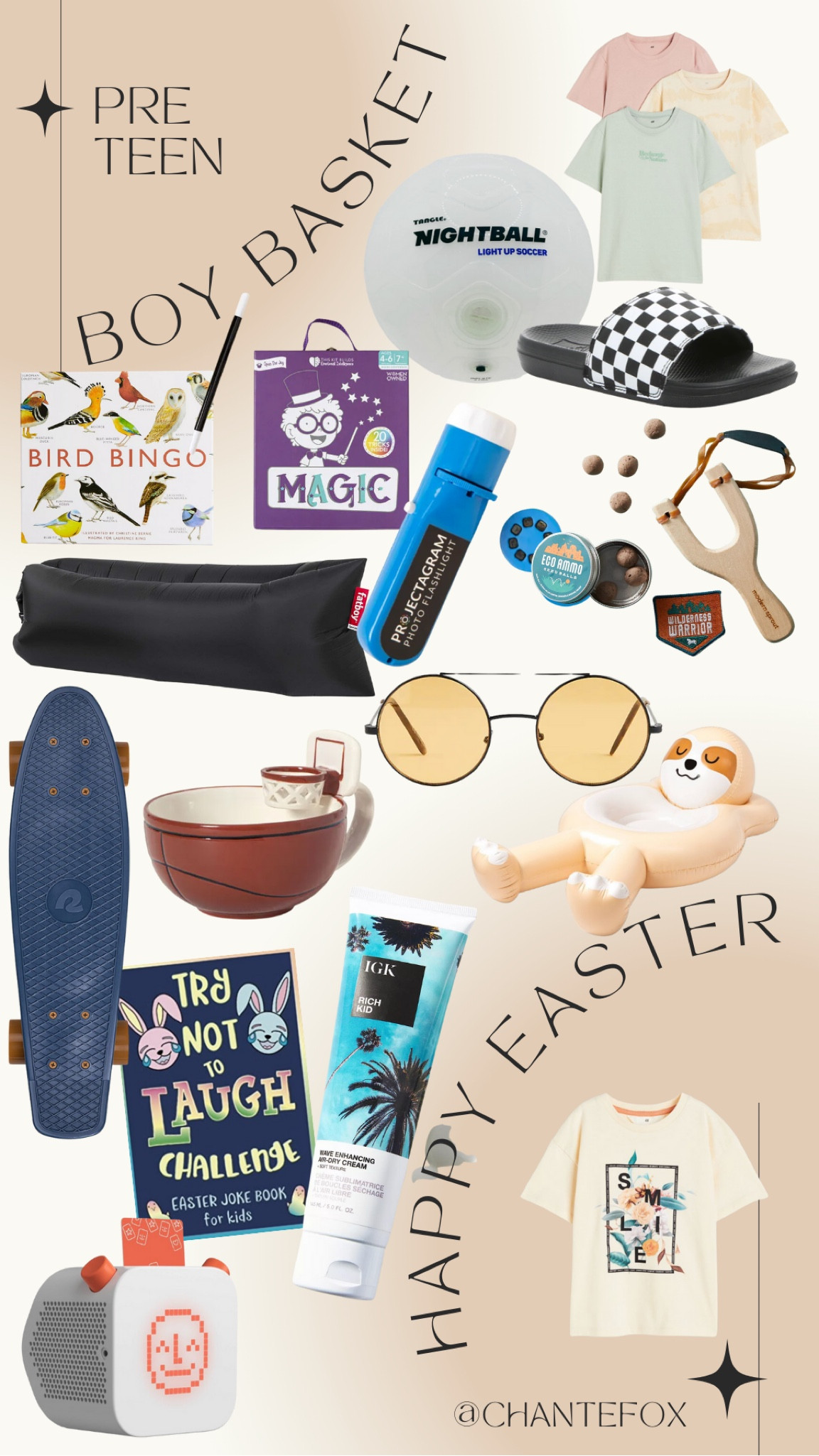 The cutest Easter gifts for pre-teen boys

#easter #happyeaster #easterbunny #spring #eastereggs #eastergifts #easterdecor #bunny #eastersunday #eastergoodies #gifts #hisgifts #hergifts #bestgifts #handmadegifts #familygifts #kidgifts #teengifts #momgifts #eggs #easterbasketideas #toddlergifts

#LTKFind #LTKSeasonal #LTKkids