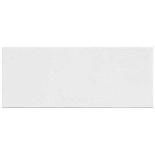 White Ceramic Subway Tile 4" X 10" (Box of 10 Sqft)- Matte Finish | Amazon (US)