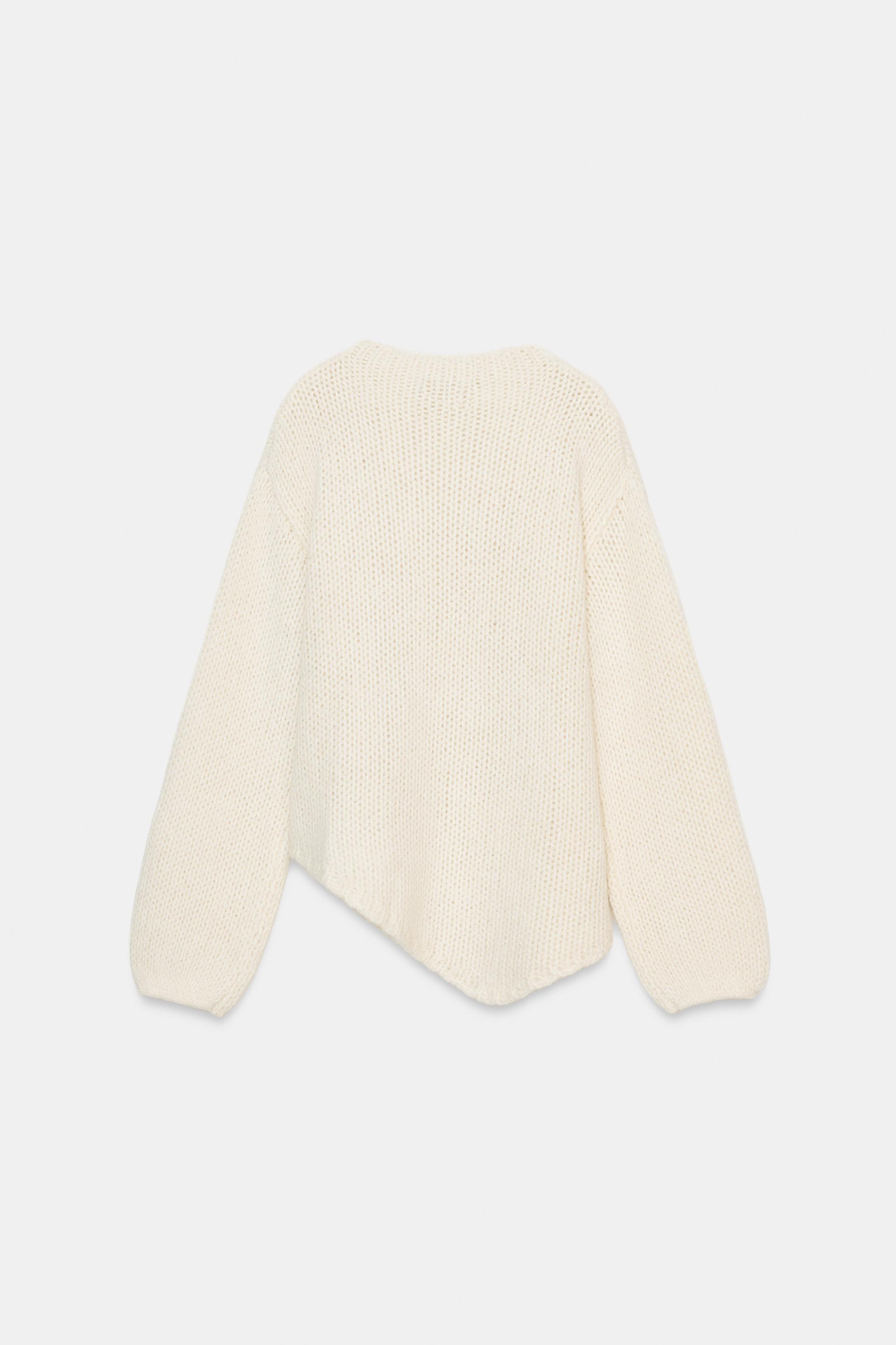 ASYMMETRIC HEM KNIT JUMPER | Zara US