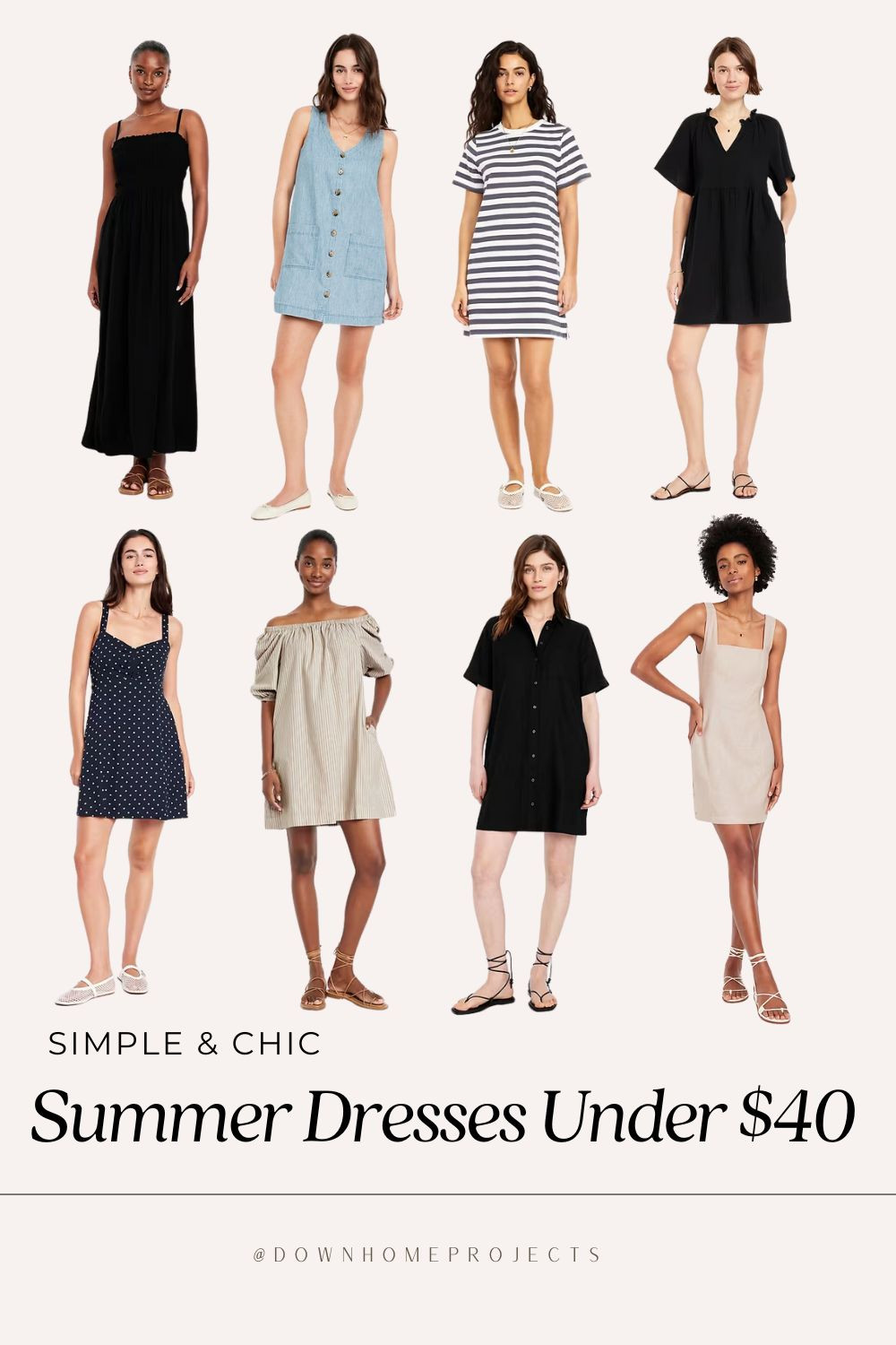 Chic summer dresses under $40-- Look expensive on a budget! 

 #LTKSummerEdit #LTKSeasonal #LTKFindsUnder100