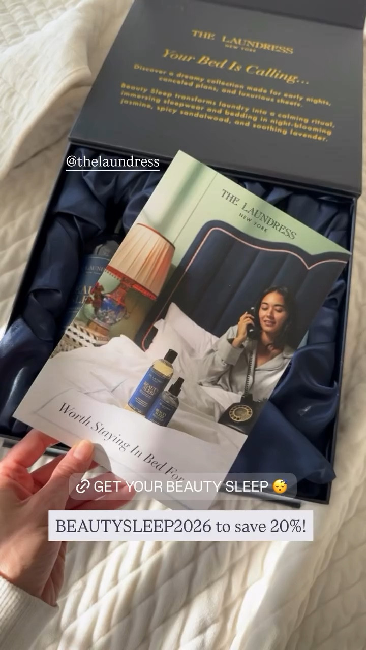 BEAUTYSLEEP2026 to save 20%! @thelaundress