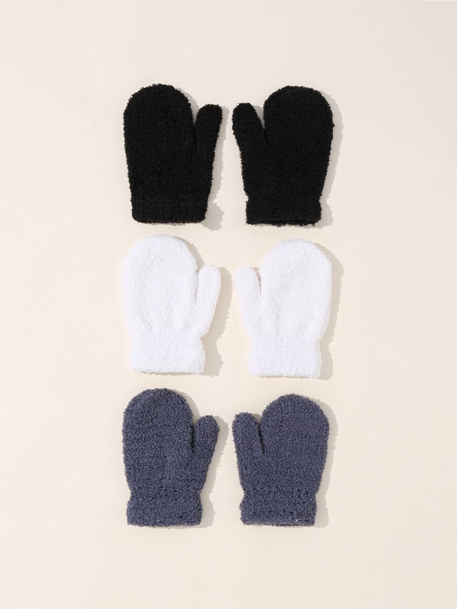 3pairs Baby Solid Plush Gloves
   
      SKU: sa2209199668566610
          
          (63 Reviews... | SHEIN