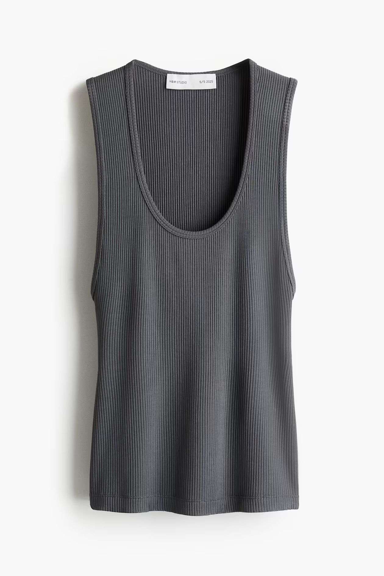 Ribbed viscose vest top | H&M (UK, MY, IN, SG, PH, TW, HK)