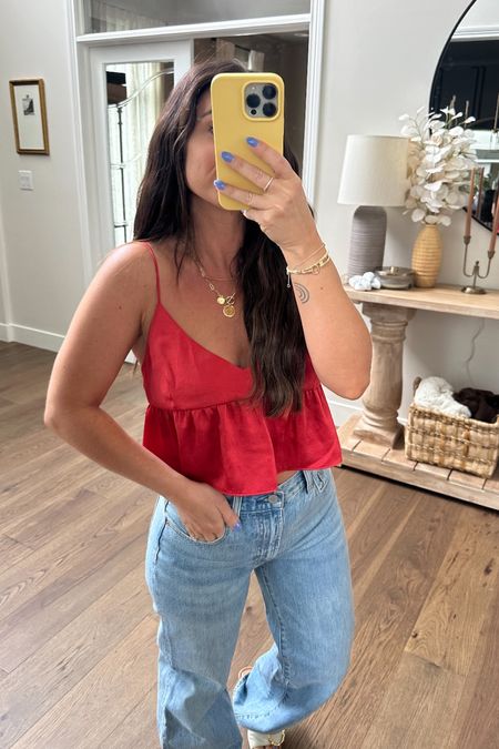 The perfect weekend or date night outfit 

Memorial Day outfit
Summer outfit 
Denim 
OOTD 

#LTKFindsUnder100 #LTKStyleTip #LTKParties