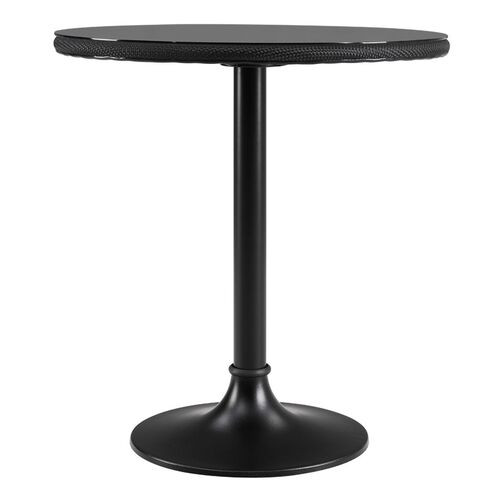 Joel Outdoor 30" Bistro Table - Black | One Kings Lane
