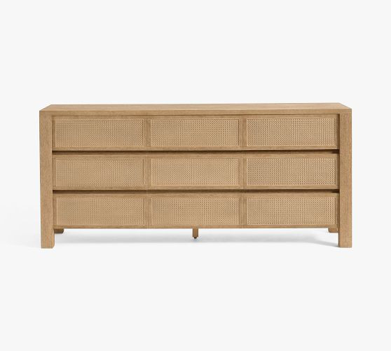 Marina Cane 9-Drawer Dresser (76") | Pottery Barn (US)