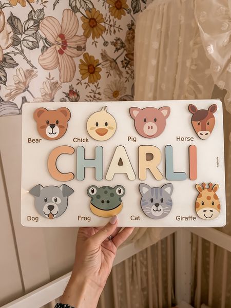 Personalized Name Puzzle with Animals | Baby, Toddler, Kids Toys | Wooden Toys | Baby Shower | Christmas Gifts | First Birthday Girl and Boy 

#LTKkids #LTKbaby #LTKfamily