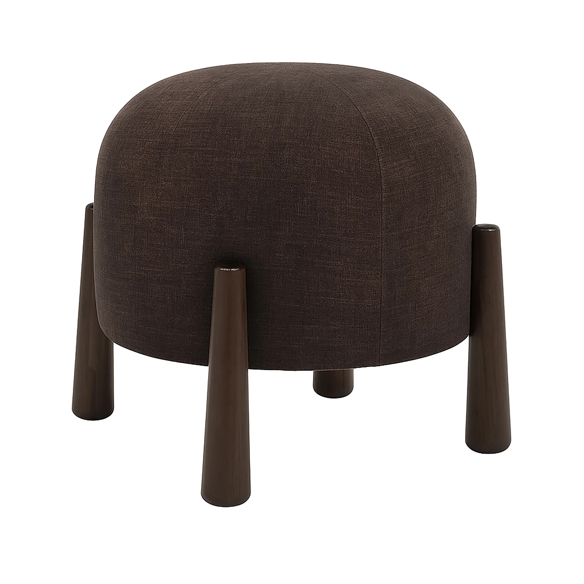 Mayfair Stackable Ottoman - Dark Brown Chenille | Wayfair North America
