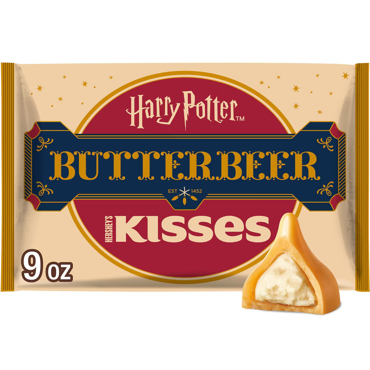 HERSHEY'S Butterbeer Kisses Easter Candy with Harry Potter Foils - 9oz | Target