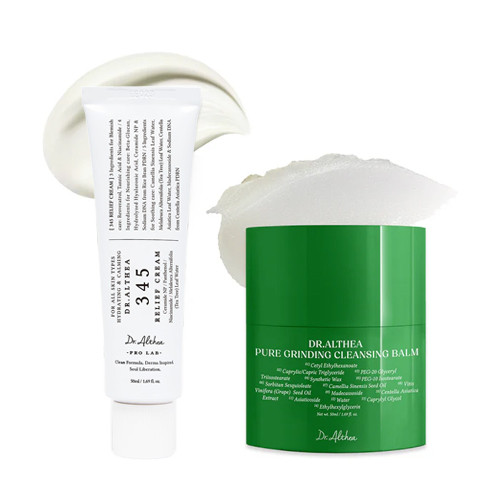 345 Relief Cream & Cleansing Balm Set | Style Korean