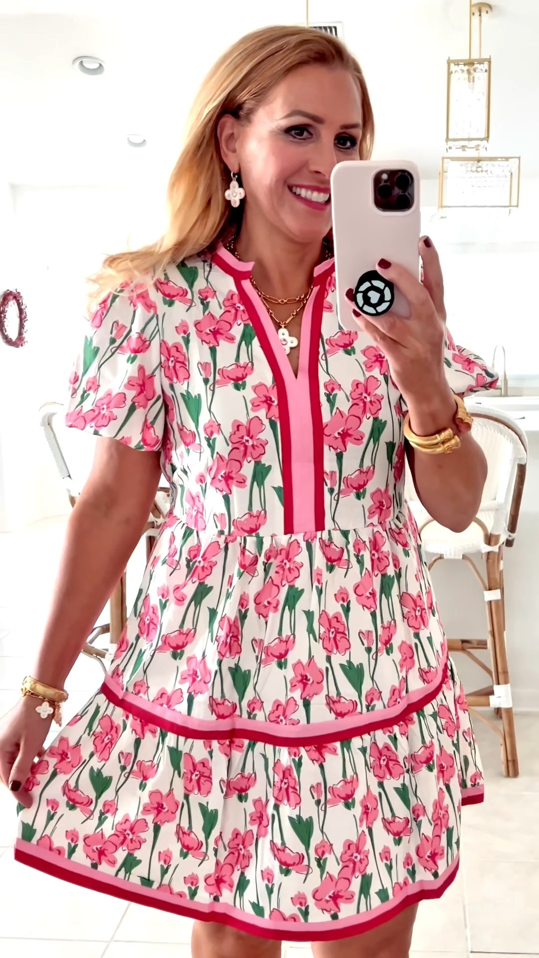 Loving this designer inspired mini dress for spring and summer. Under $35 and so cute.

Love the trim on this dress. Wearing a medium and fits true to size.

Paired it with espadrilles and Julie Vos jewelry.

#LTKSeasonal #LTKOver40 #LTKSaleAlert #LTKU #LTKTravel #LTKgrwm #LTKootd #LTKMidsize #LTKvlog 