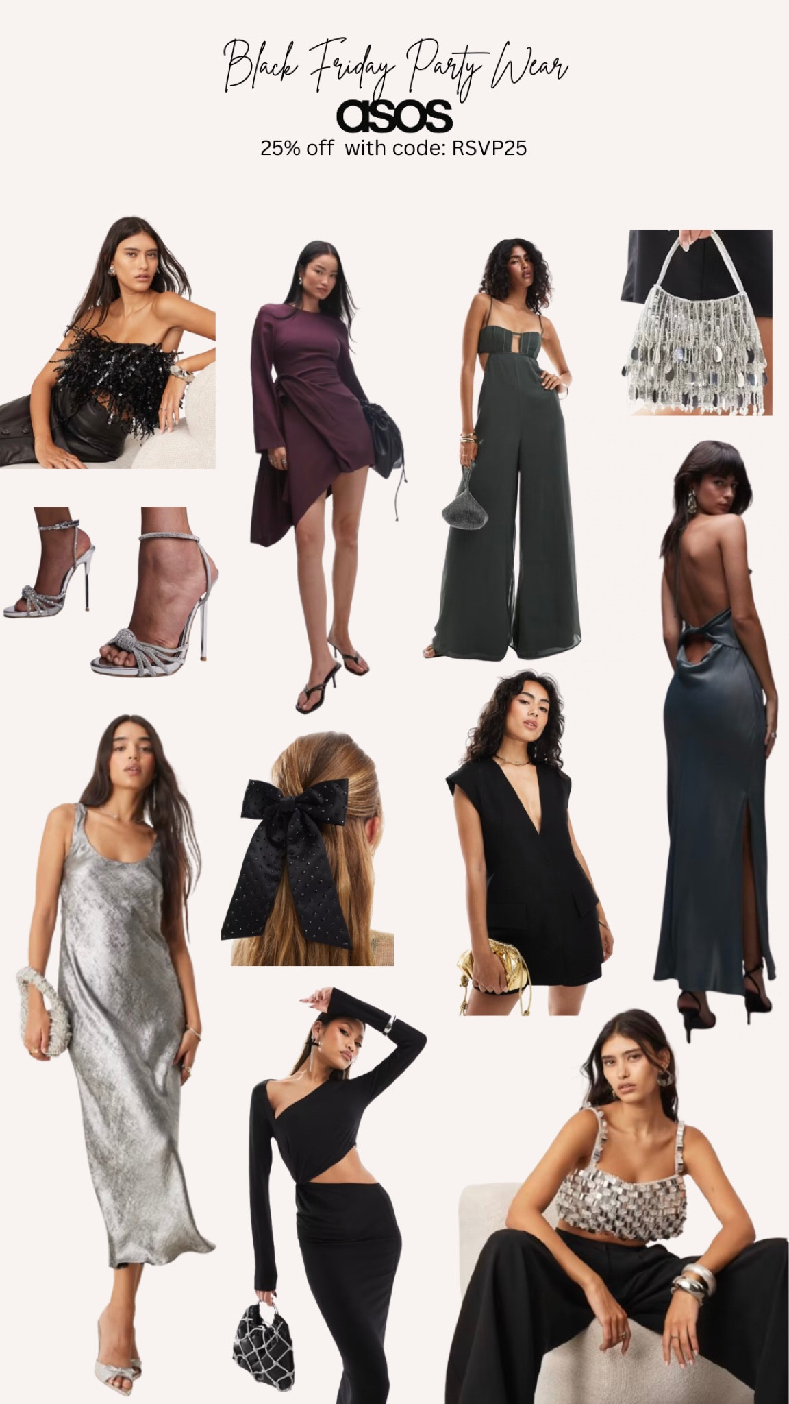 Black Friday on Asos has started with 25% off some gorgeous party wear pieces. Use code RSVP25

#LTKpartywear #LTKCyberWeek #LTKuk