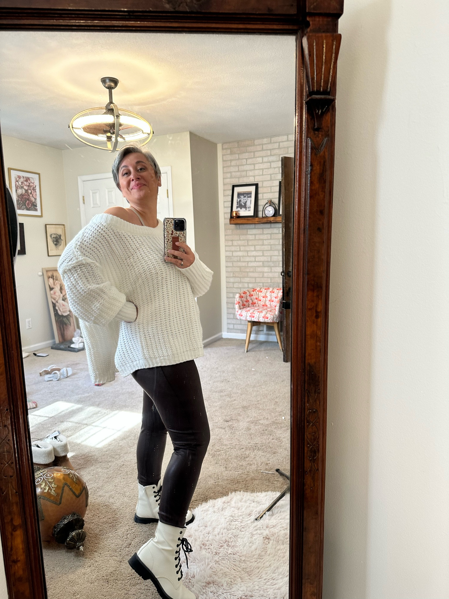 Oops a repeat offender with the boots!  But they are so comfortable. Size down in the pants. Very comfortable and cute but run large 

#LTKmidsize #LTKGiftGuide #LTKover40