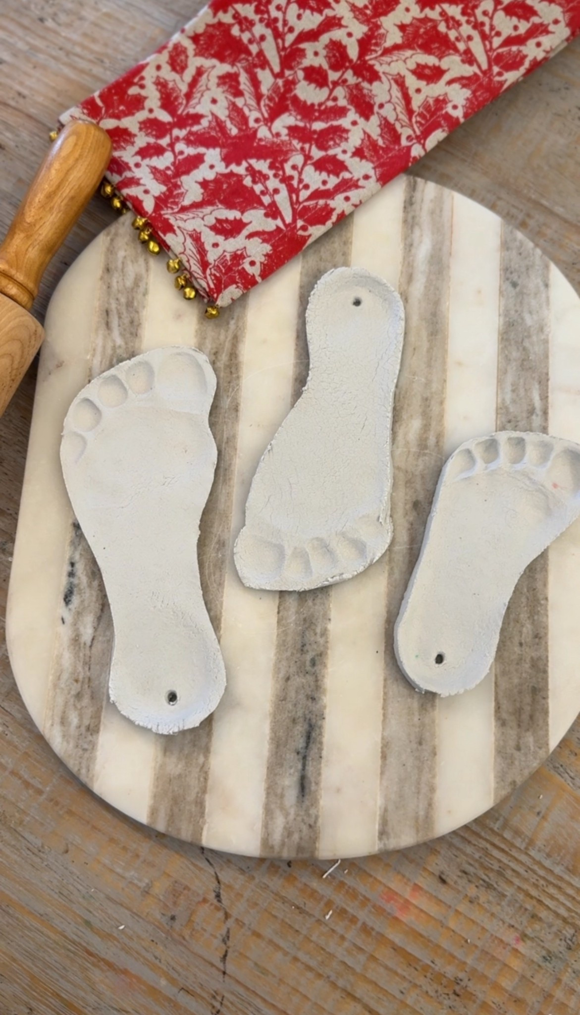 The air dry clay we used! Came in this big block on Amazon! 