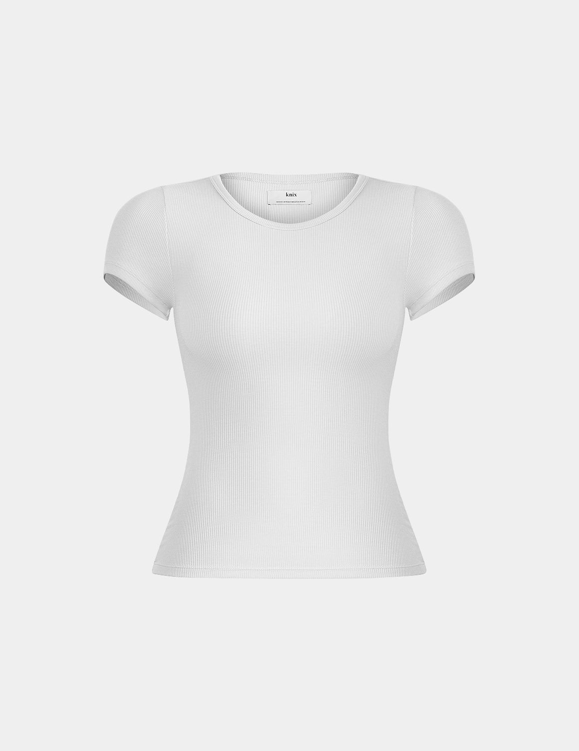 SculptRib™ Cotton T-Shirt - White / XL | Knix US