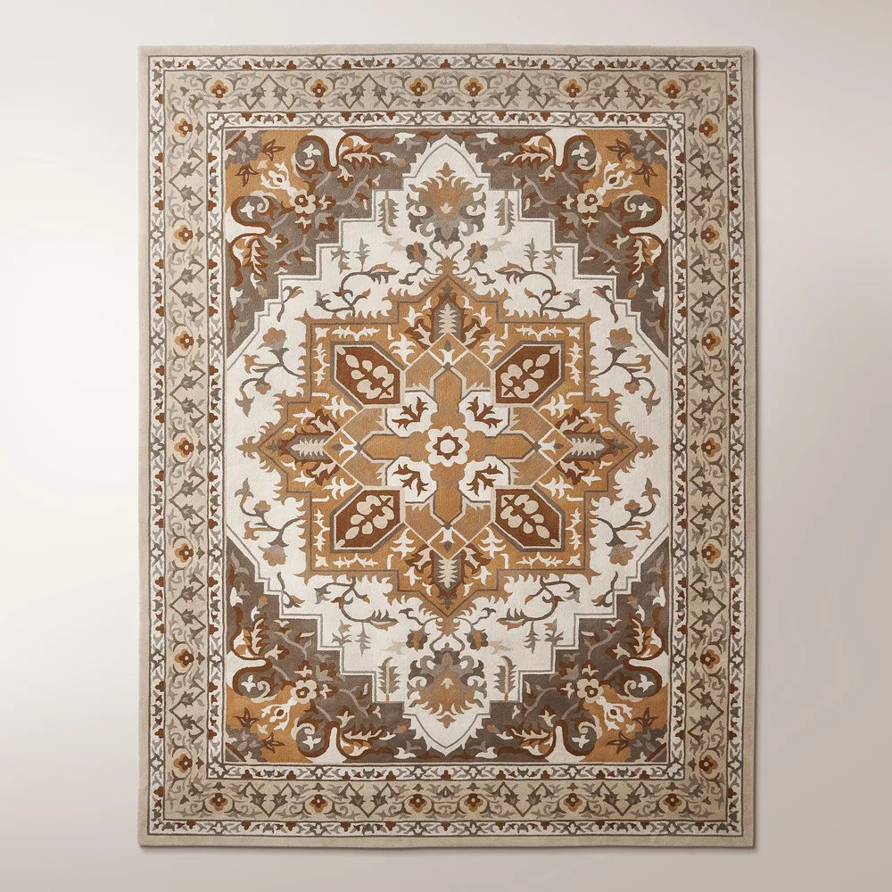 Boho Wool Handwoven Rug | Hernest