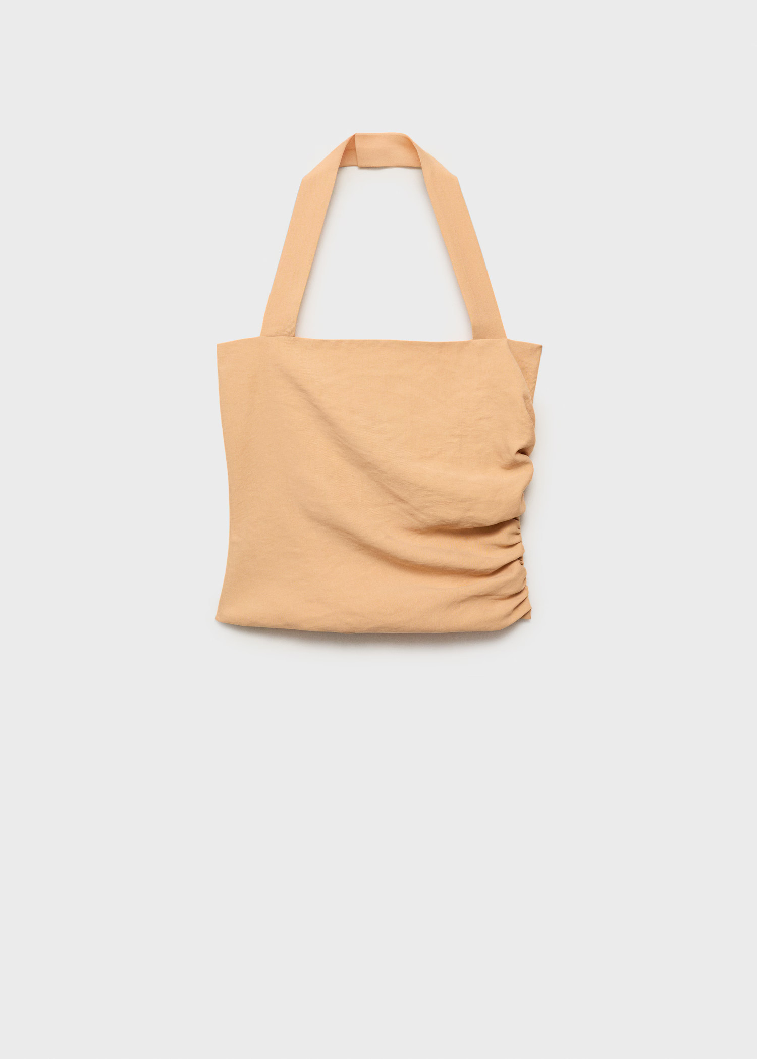 Lyocell top with gathered detail - Women | MANGO USA | Mango (US/MX/AU)