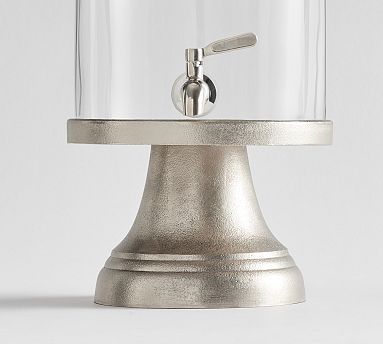Rustic Silver Drink Dispenser Stand | Pottery Barn (US)