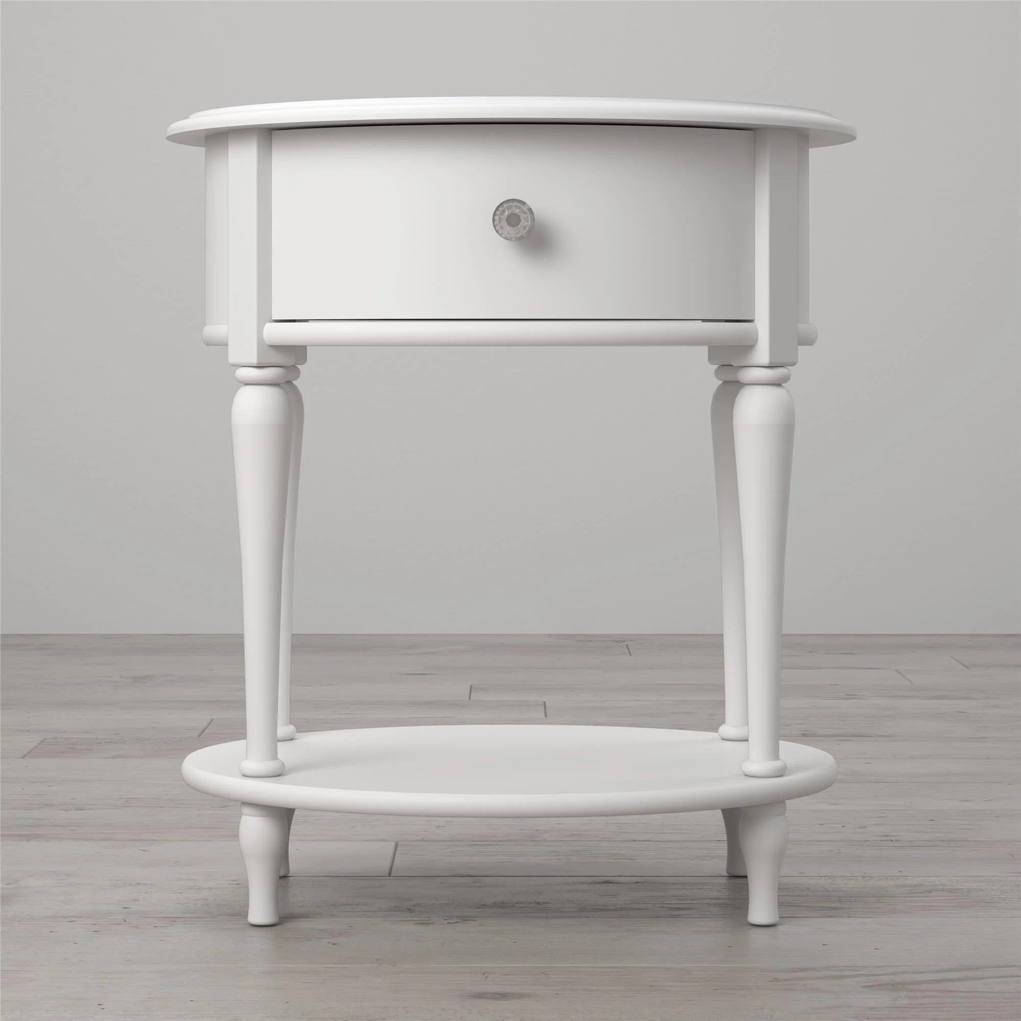 Little Seeds Rowan Valley Laren Oval Nightstand, White | Walmart (US)