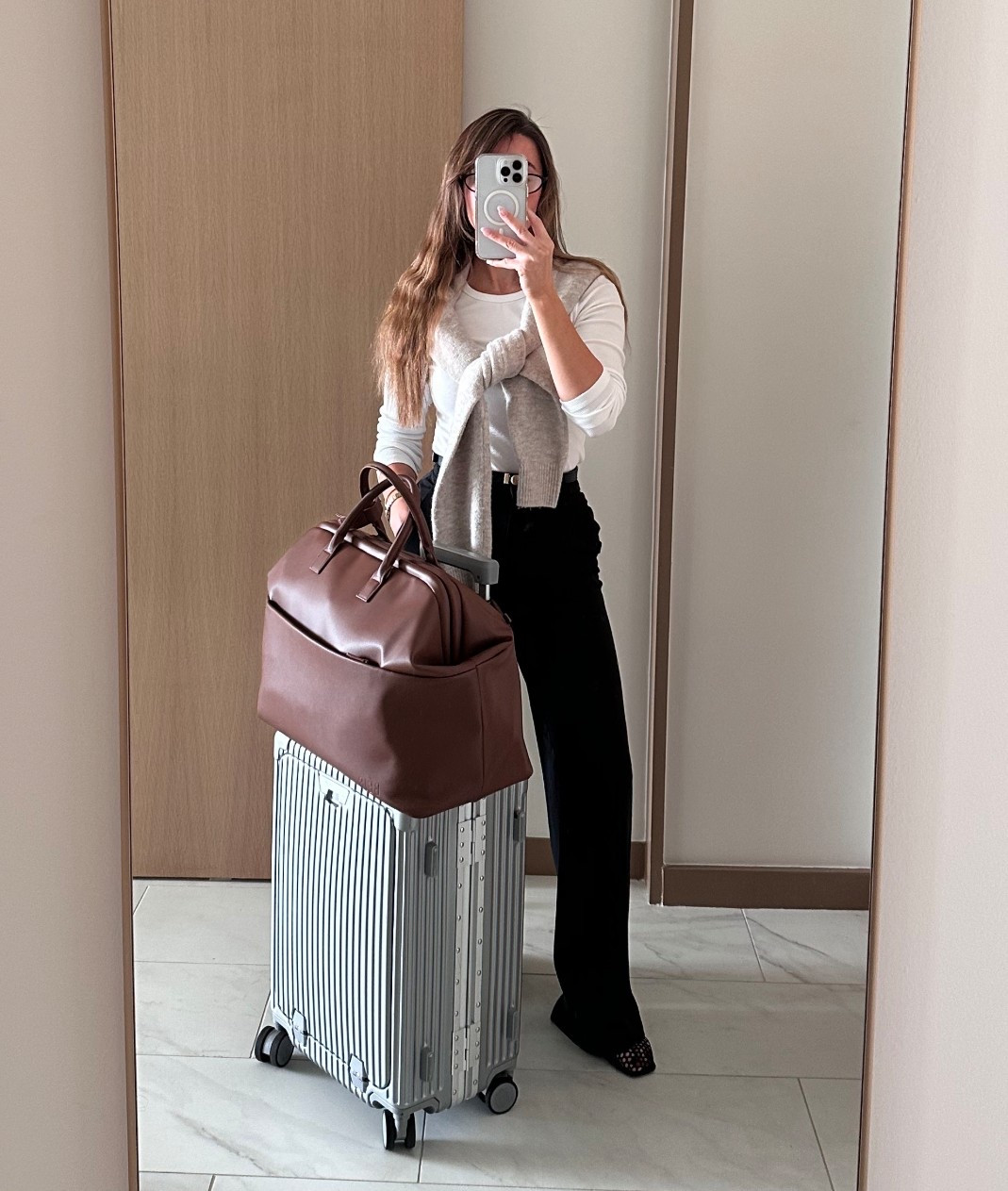 Travel day! I love to be comfortable on the plane but still put together. These H&M trousers don’t wrinkle and they are so comfortable. My favorite travel essentialist are this Beis Weekender Bag and this Amazon Carry-on they both fit everything I need for myself and my toddler! 

#LTKStyleTip #LTKTravel #LTKPetite