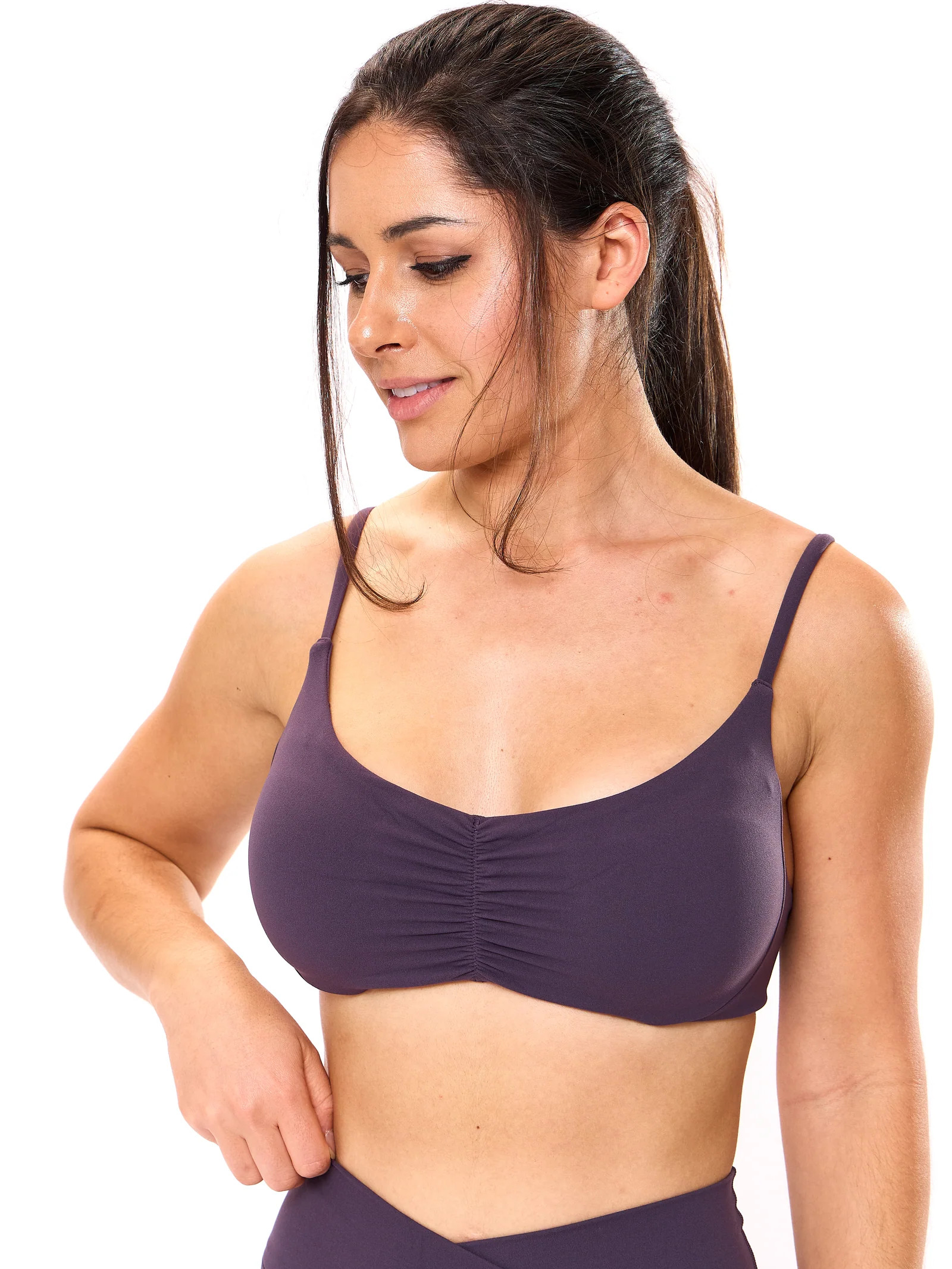 Buttercup Sports Bra - Purple Shadow | Buffbunny Collection
