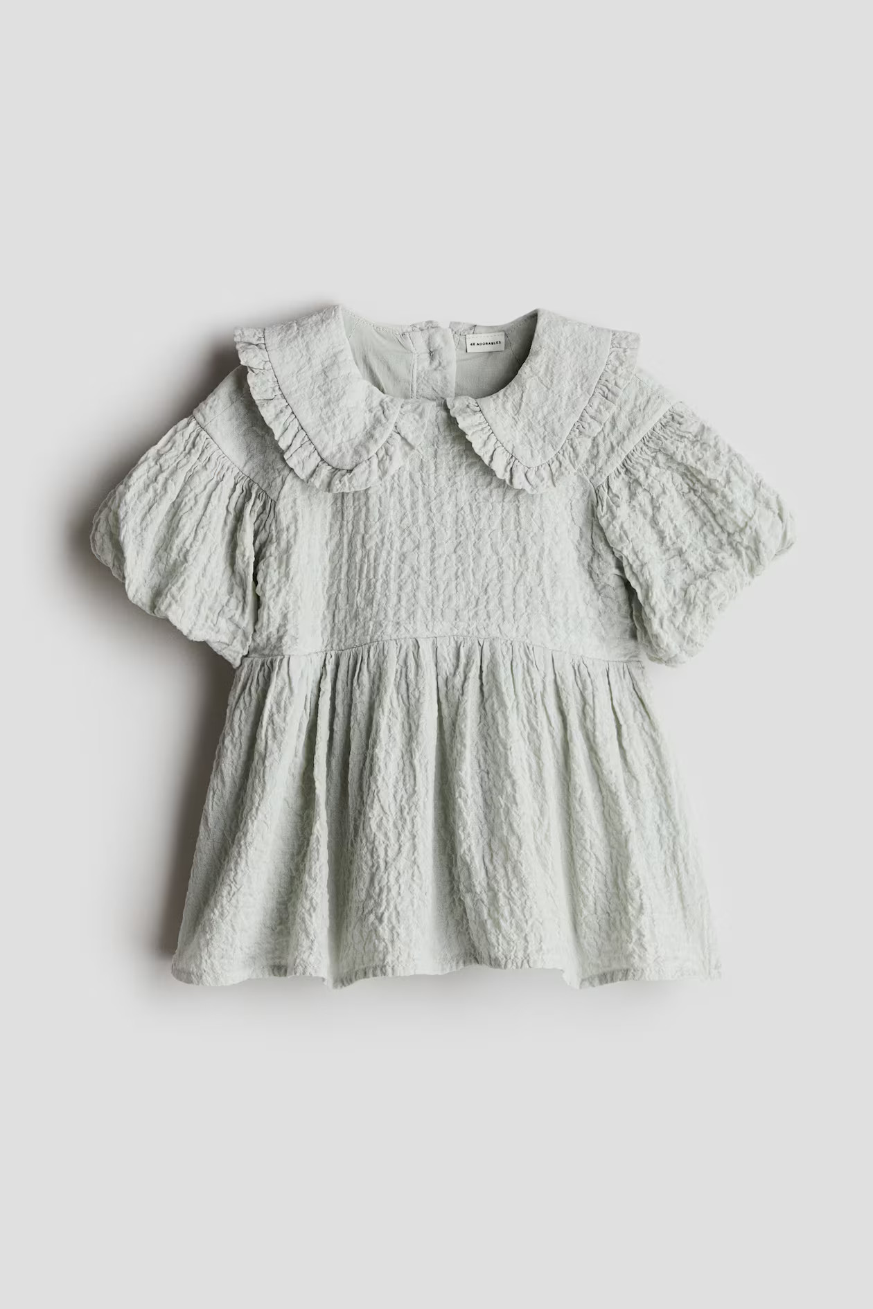 Puff-Sleeved Cotton Dress | H&M (US + CA)
