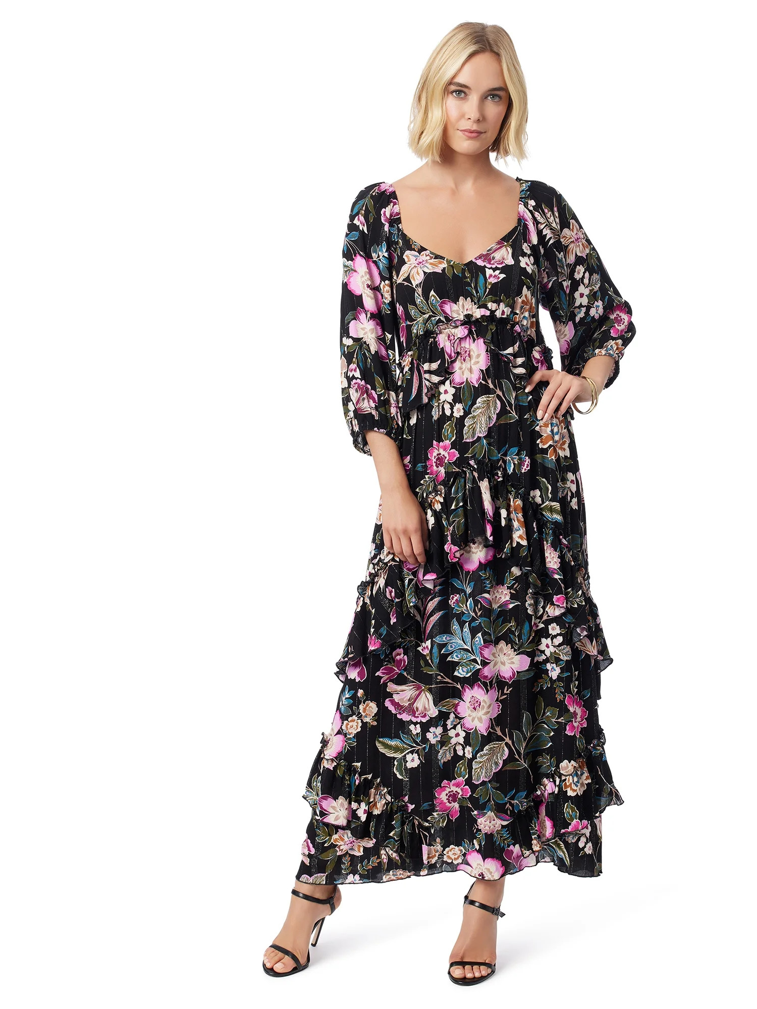 Jessica Simpson Women's Damia Maxi Dress, Sizes XS-XL | Walmart (US)