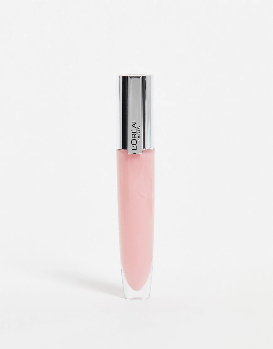 L'Oreal Paris Rouge Signature Plumping Sheer Lip Gloss - 402 Soar-Pink | ASOS (Global)