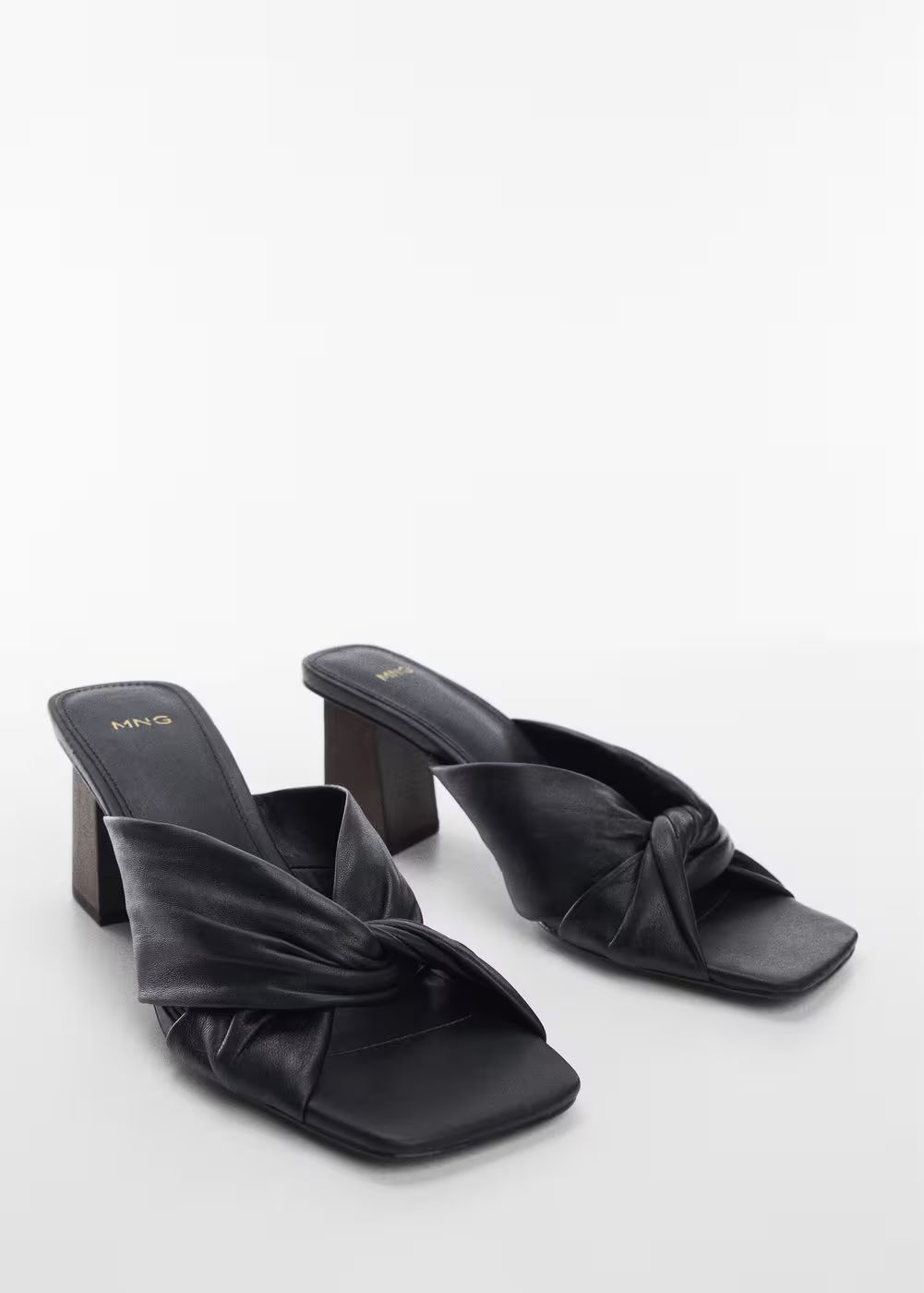 Leather wrap sandals -  Women | Mango United Kingdom | MANGO (UK)