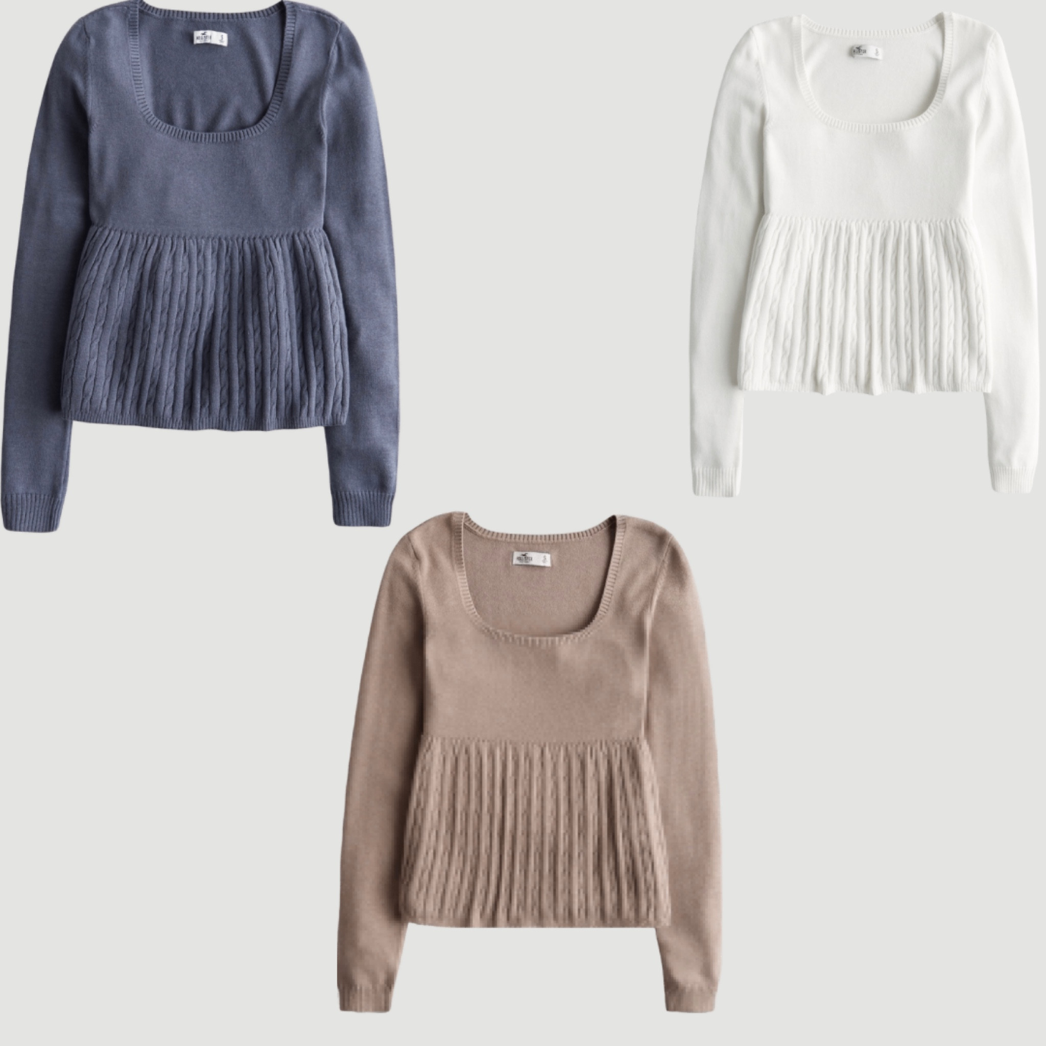 Babydoll pullover clearance